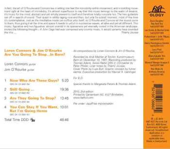 CD Loren Mazzacane Connors: Are You Going To Stop... In Bern?