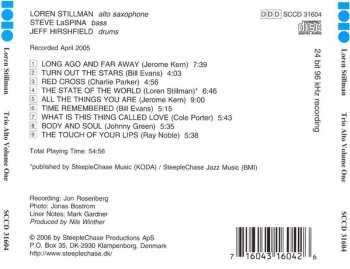 CD Loren Stillman: Trio Alto Volume One