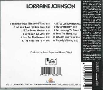 CD Lorraine Johnson: The More You Want 