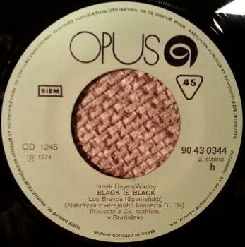 SP Los Bravos: Ma Marimba / Black Is Black