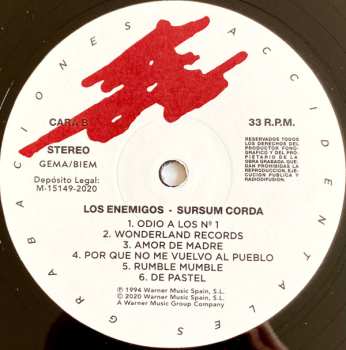 LP/CD Los Enemigos: Sursum Corda