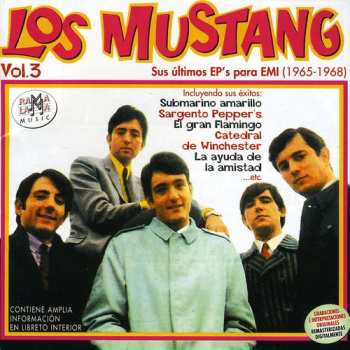 Album Los Mustang: Sus ultimos EP's para EMI (1965-1968)