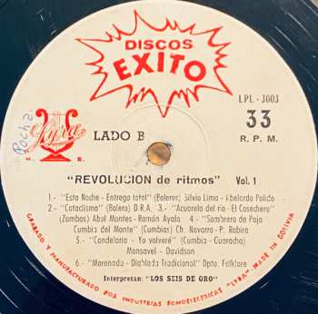 LP Los Seis De Oro: Revolución De Ritmos Vol. 1