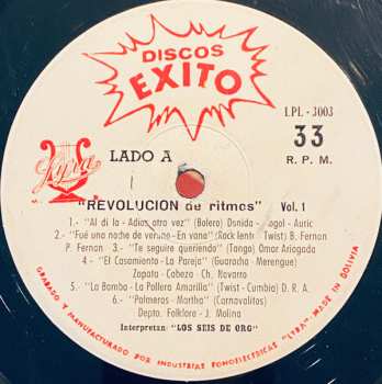 LP Los Seis De Oro: Revolución De Ritmos Vol. 1