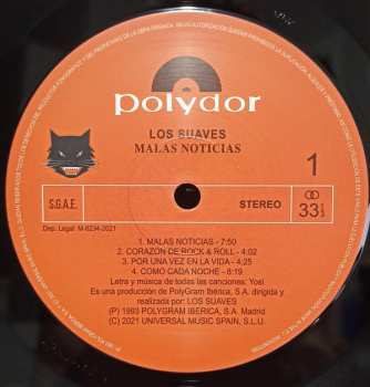 LP Los Suaves: Malas Noticias
