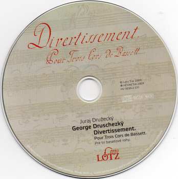 CD Lotz Trio: Divertissement. (Pour Trois Cors De Bassett)