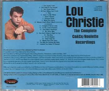 CD Lou Christie: The Complete Co&Ce / Roulette Recordings