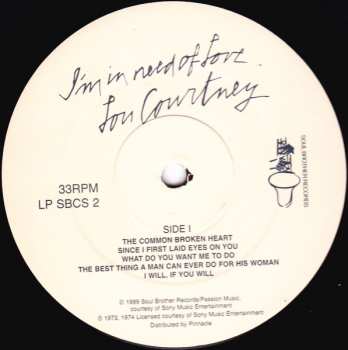 LP Lou Courtney: I'm In Need Of Love