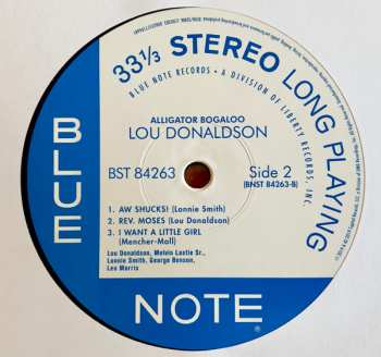 LP Lou Donaldson: Alligator Bogaloo