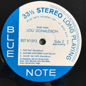 LP Lou Donaldson: Blues Walk