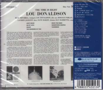 CD Lou Donaldson: The Time Is Right LTD