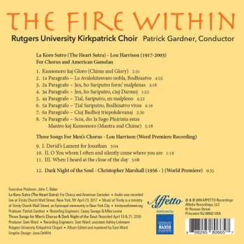 CD Lou Harrison: The Fire Within