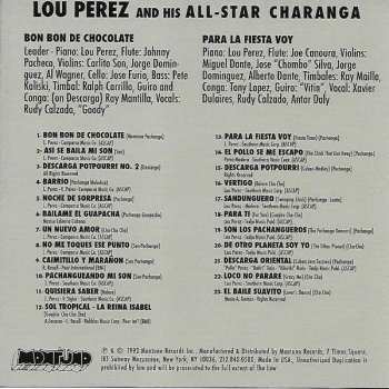 CD Lou Perez Y Su Charanga: Bon Bon De Chocolate/Para La Fiesta Voy