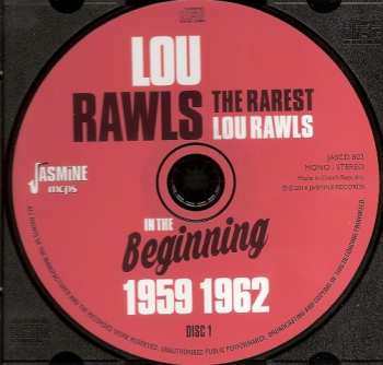 2CD Lou Rawls: The Rarest Lou Rawls - In The Beginning 1959-1962