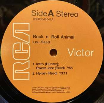 LP Lou Reed: Rock 'N' Roll Animal