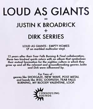 LP Loud As Giants: Empty Homes CLR
