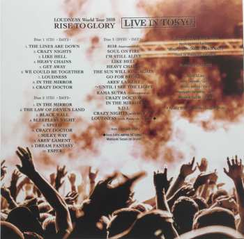 2CD/DVD Loudness: Loudness World Tour 2018 Rise To Glory Live In Tokyo DIGI