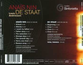 CD London Sinfonietta: Anaïs Nin; De Staat