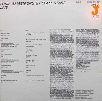 LP Louis Armstrong And His All-Stars: Live