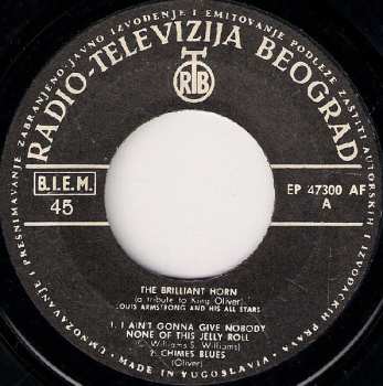 SP Louis Armstrong And His Orchestra: The Brilliant Horn (A Tribute To King Oliver)