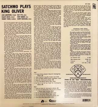 LP Louis Armstrong And His Orchestra: Satchmo Plays King Oliver