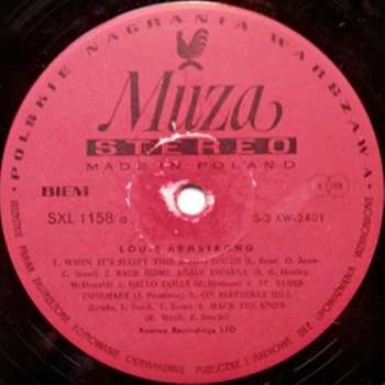 LP Louis Armstrong: Live Recording