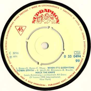 SP Louis Armstrong: Památce Louise Armstronga