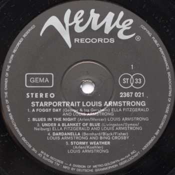 2LP/Doos Louis Armstrong: Starportrait