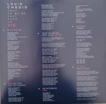 LP Louis Chedid: Tout Ce Qu'on Veut Dans La Vie