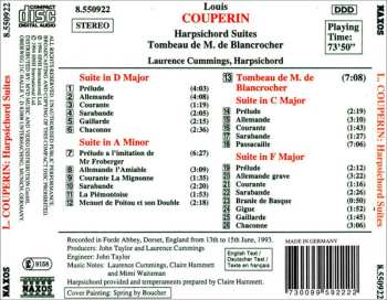 CD Louis Couperin: Harpsichord Suites D Major • A Minor • C Major • F Major / Tombeau De M. De Blancrocher