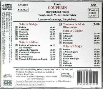 CD Louis Couperin: Harpsichord Suites D Major • A Minor • C Major • F Major / Tombeau De M. De Blancrocher