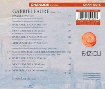 CD Louis Lortie: Après Un Rêve - A Fauré Recital, Volume 1