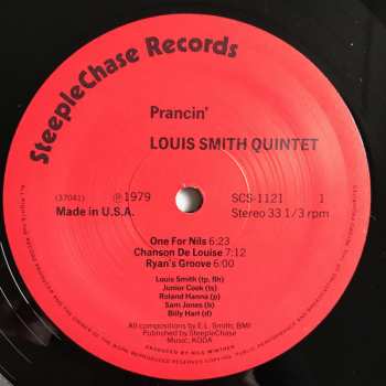 LP Louis Smith Quintet: Prancin'