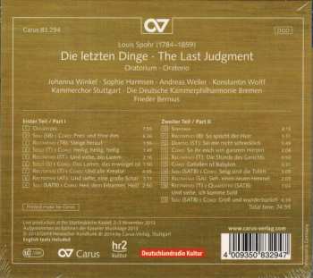 CD Deutsche Kammerphilharmonie Bremen: Die Letzten Dinge