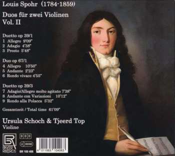 CD Louis Spohr: Duette Für Zwei Violinen Vol.II (Op.39 + Op.67)