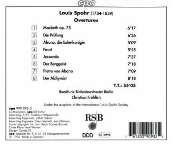 CD Louis Spohr: Overtures