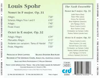 CD Louis Spohr: Nonet In F Major, Op. 31 · Octet In E Major, Op. 32