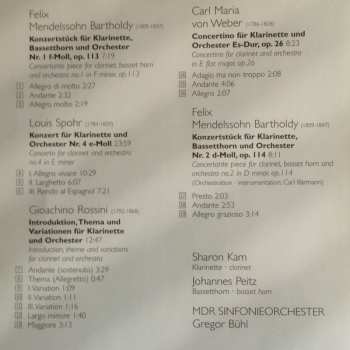 CD Felix Mendelssohn-Bartholdy: Werke Für Klarinette Und Orchester - Works For Clarinet And Orchestra