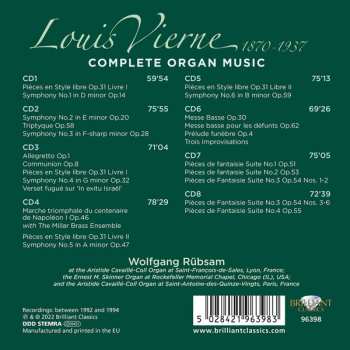 8CD/Doos Louis Vierne: Complete Organ Music