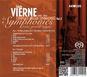 2SACD Louis Vierne: Complete Organ Symphonies Vol.3