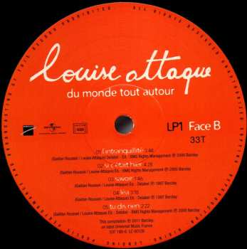2LP Louise Attaque: Du Monde Tout Autour