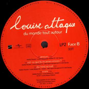 2LP Louise Attaque: Du Monde Tout Autour