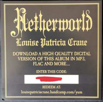 2LP Louise Patricia Crane: Netherworld CLR