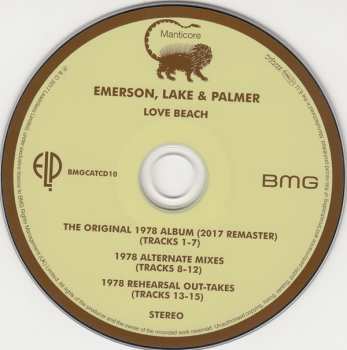 CD Emerson, Lake & Palmer: Love Beach
