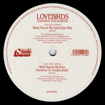LP Stee Downes: Want You In My Soul