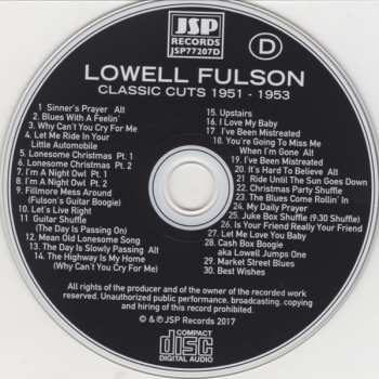 4CD/Doos Lowell Fulson: Classic Cuts 1946-1953