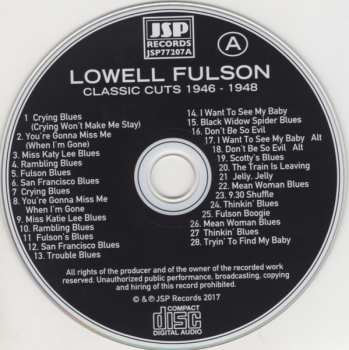 4CD/Doos Lowell Fulson: Classic Cuts 1946-1953