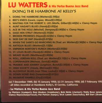 CD Lu Watters And The Yerba Buena Jazz Band: Doing The Hambone At Kelly's