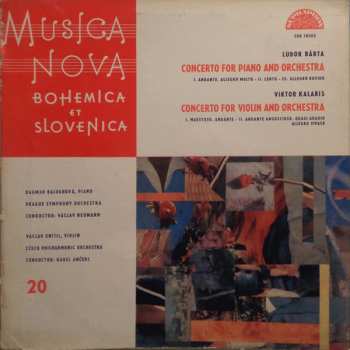 Album The Czech Philharmonic Orchestra: Concerto For Piano And Orchestra / Concerto For Violin And Orchestra