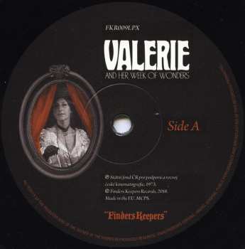 LP Luboš Fišer: Valerie And Her Week Of Wonders - Original Soundtrack By Luboš Fišer